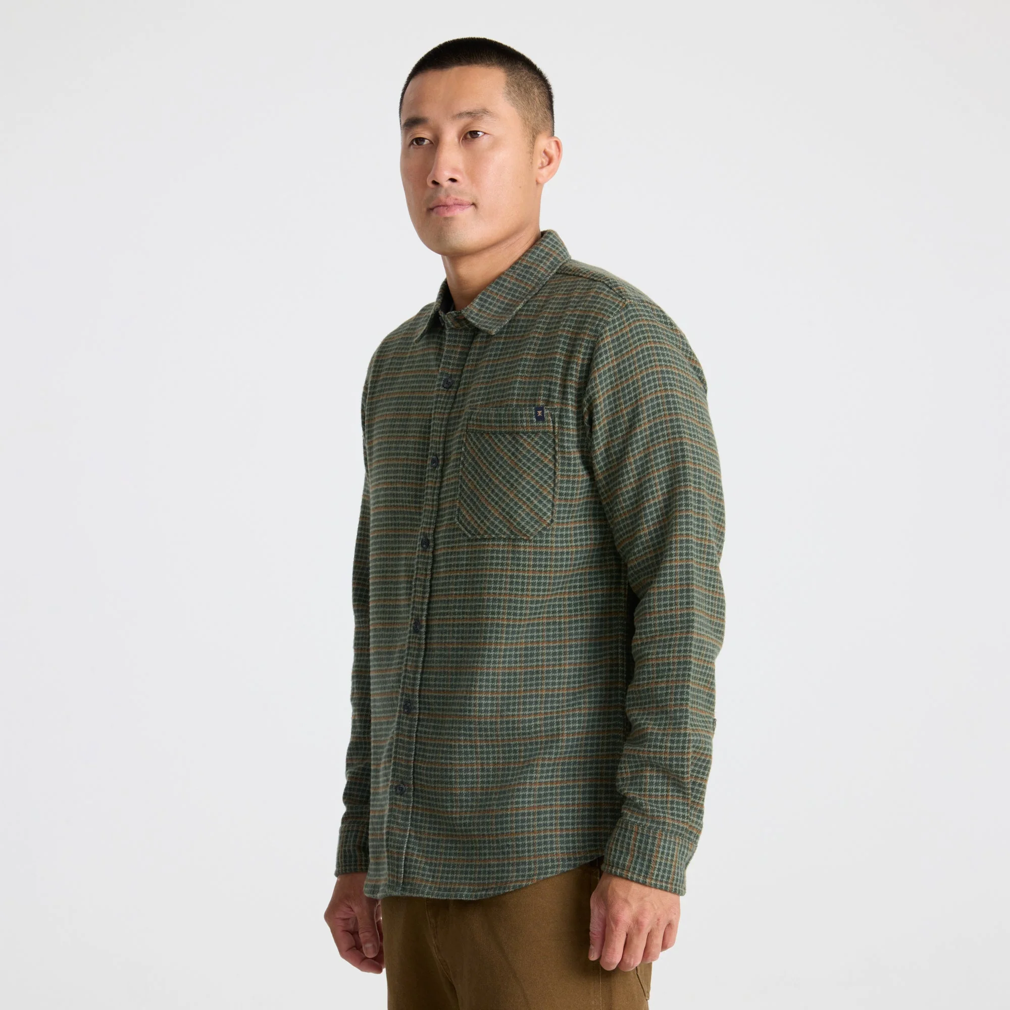 Crossroads Organic Cotton Flannel - Dark Forest - Image 4