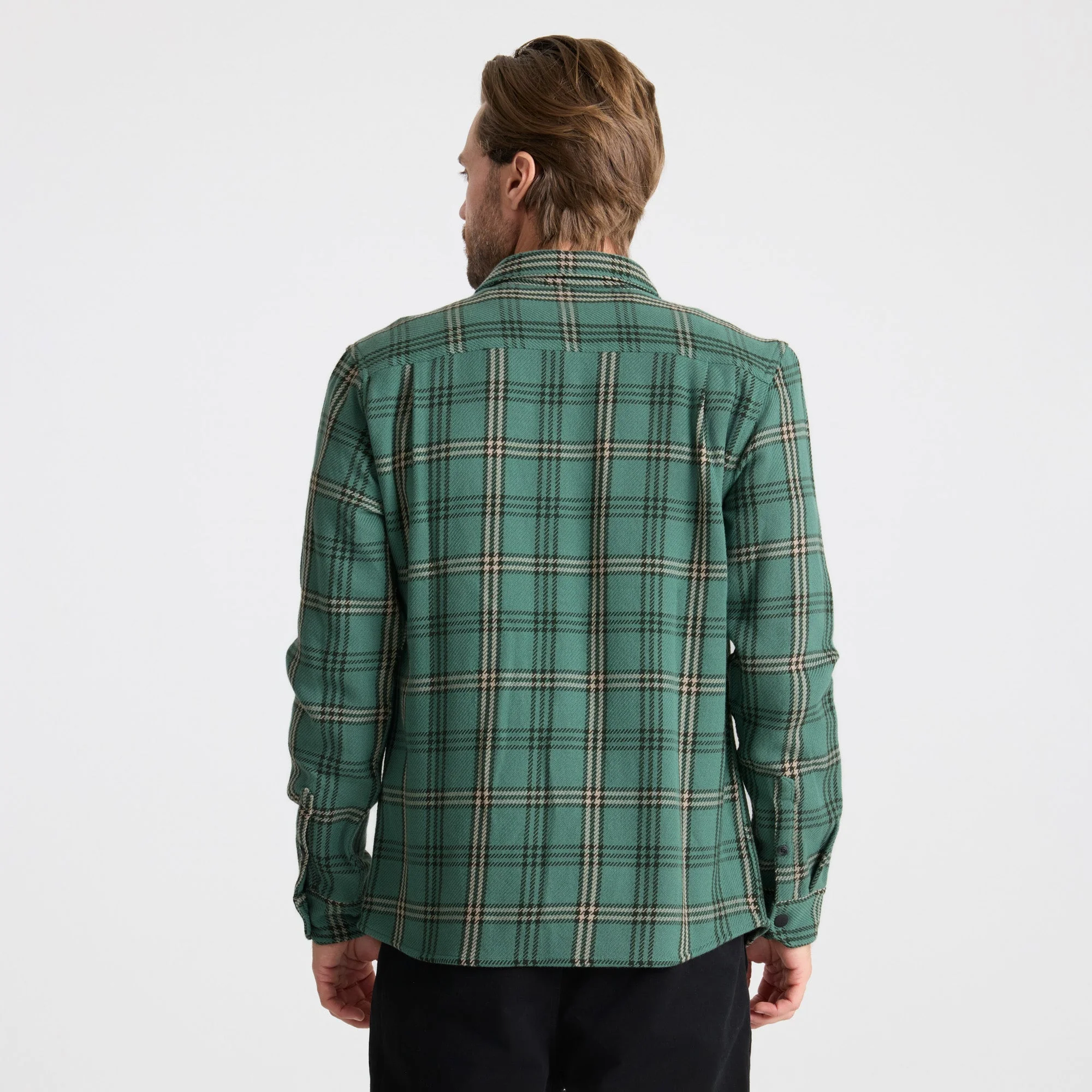 Nordsman Cotton Flannel - Slate Green - Image 4