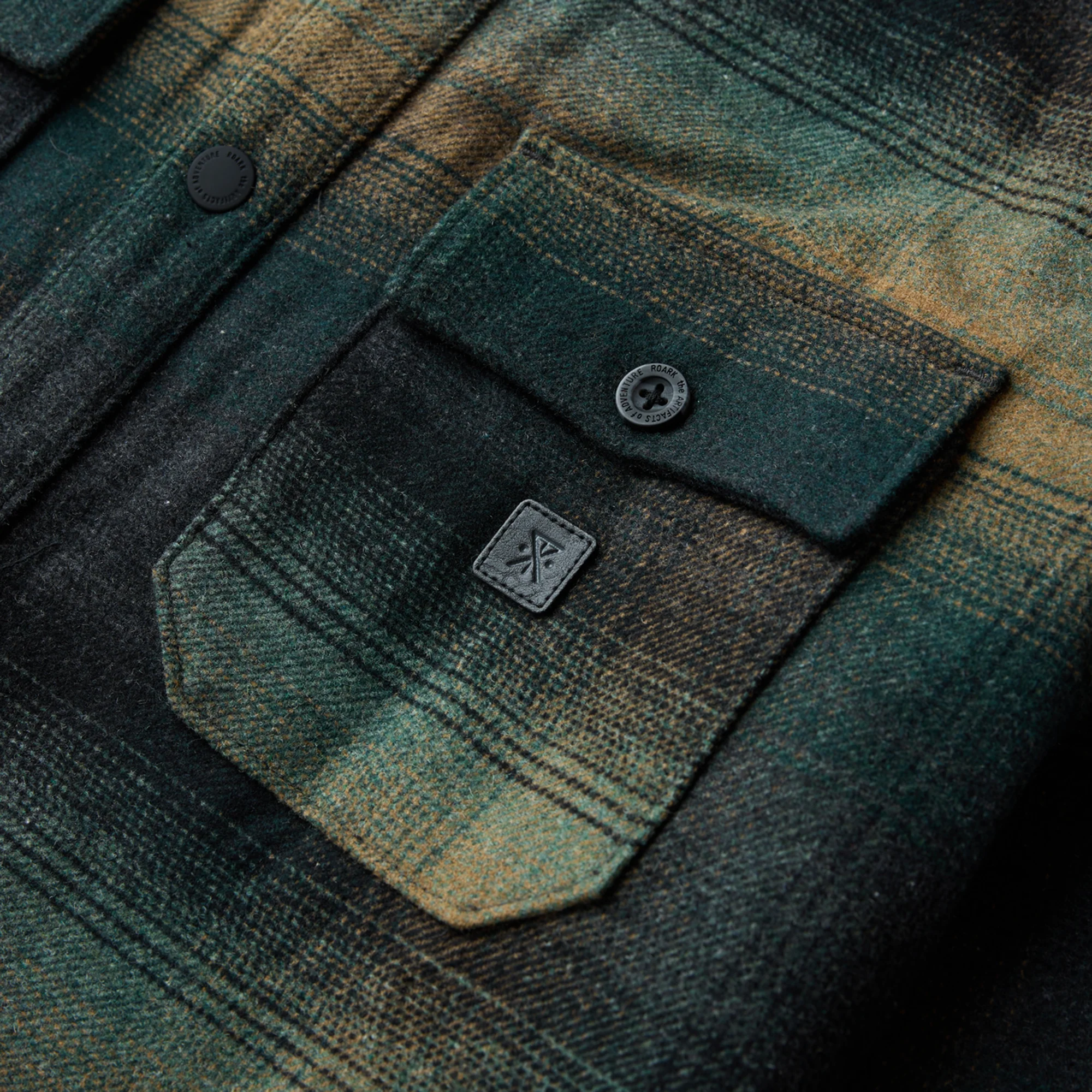 Nordsman Long Sleeve Flannel - Forest - Image 3